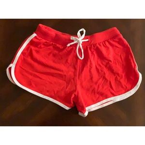 Red & White Shorts